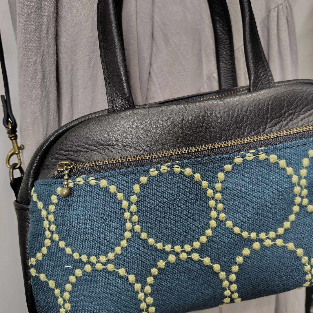 マ*♡様 ミナペルホネン/tambourineタンバリングリーン×クリーム/ラウ