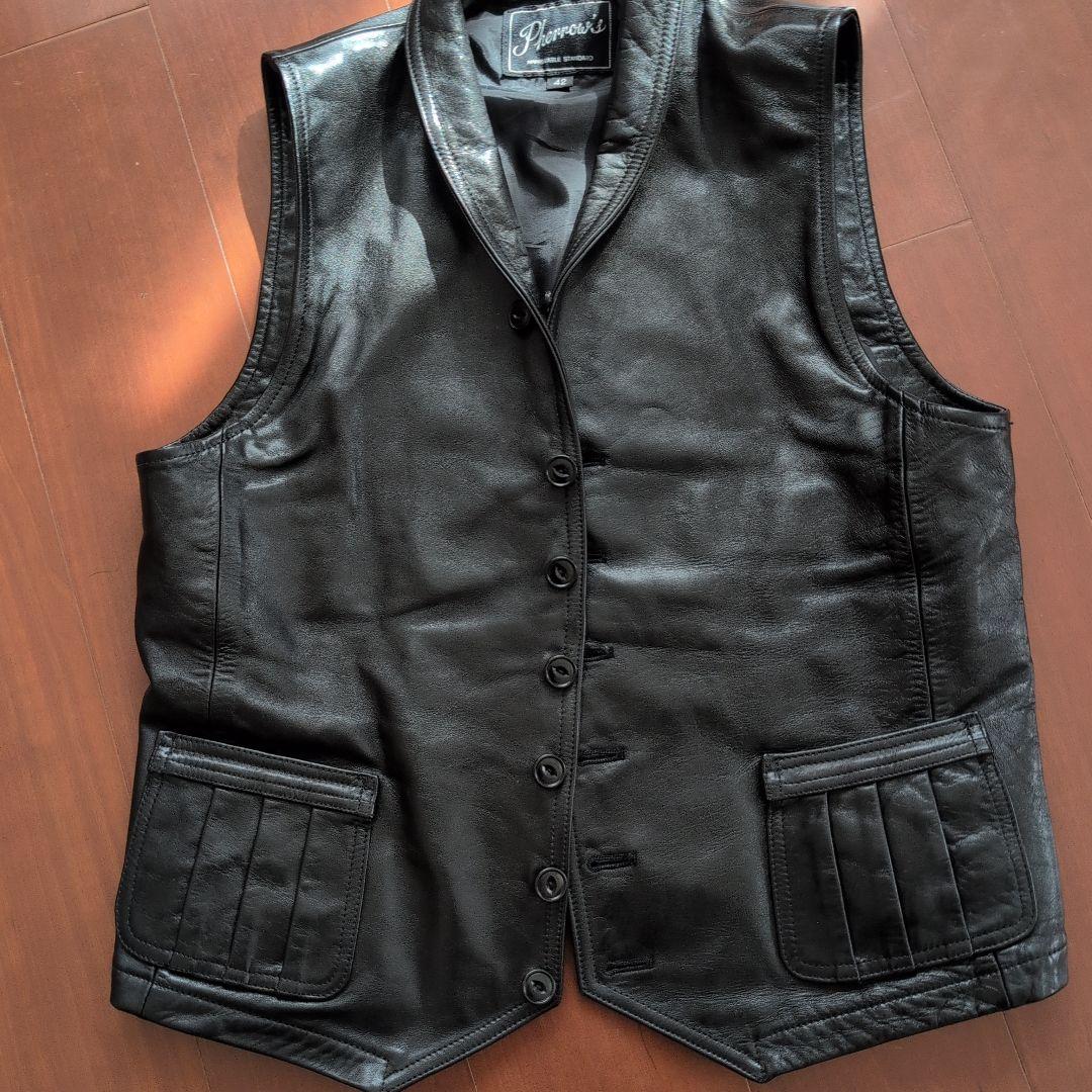 フェローズ　ホースハイド　レザーベスト