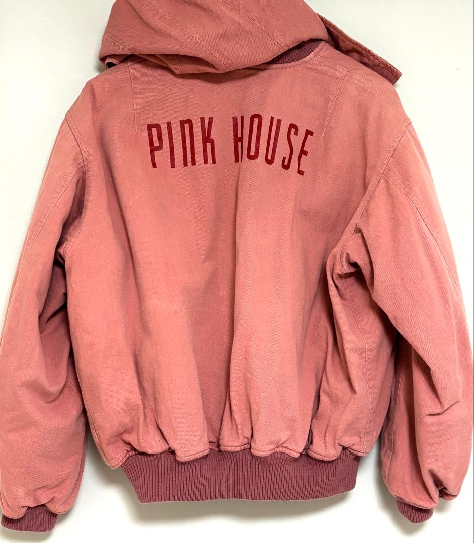 ピンクハウス　イチゴ柄ブルゾン ピンク　ワッペン