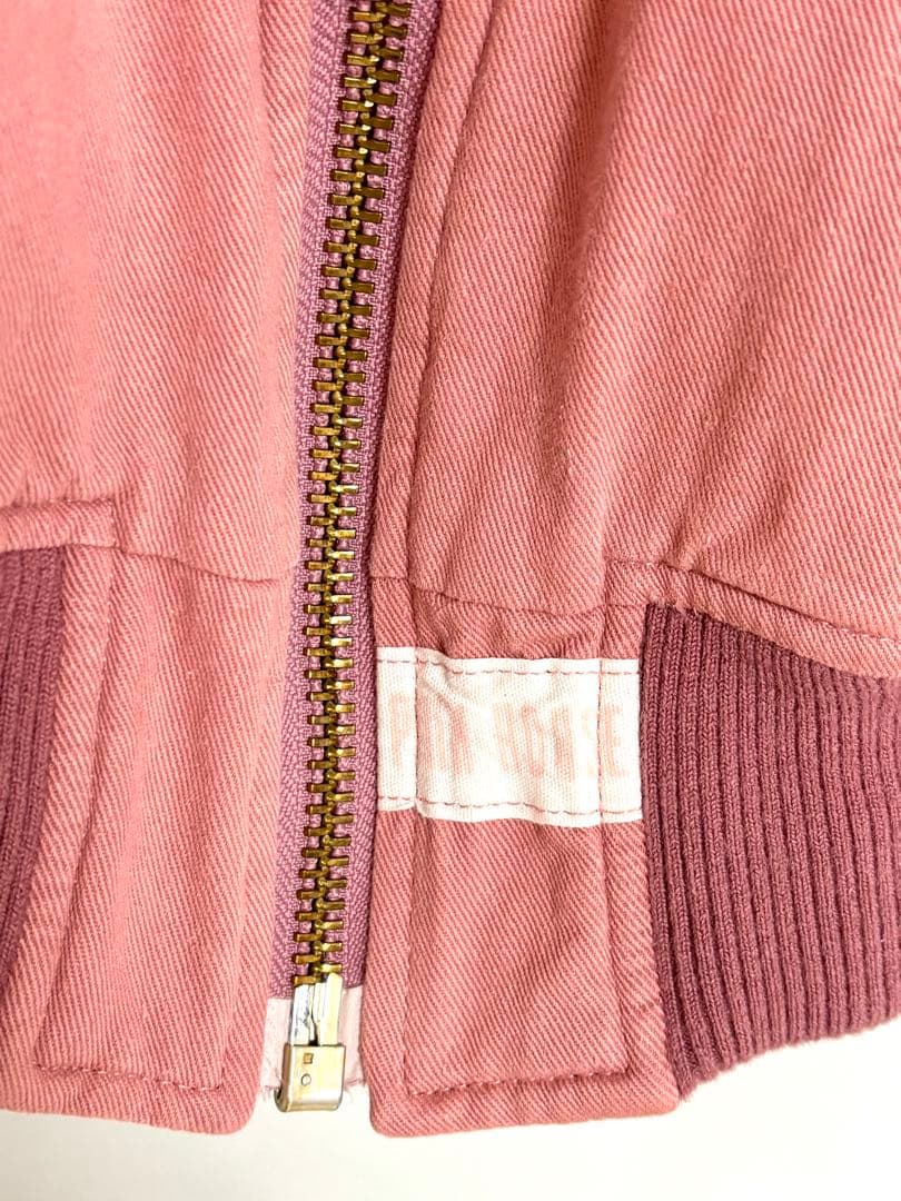 ピンクハウス　イチゴ柄ブルゾン ピンク　ワッペン