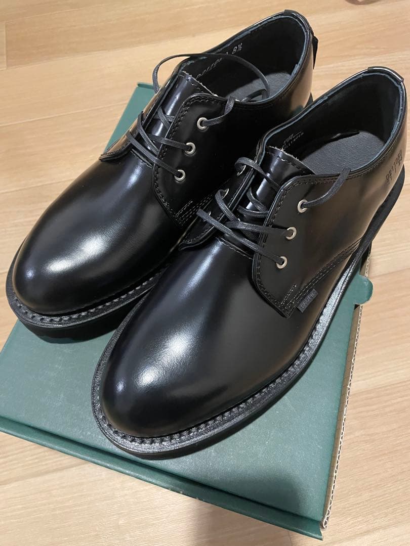 【かお】N.ハリウッドコンパイル×ダナー　ポストマンシューズ26.新品BK