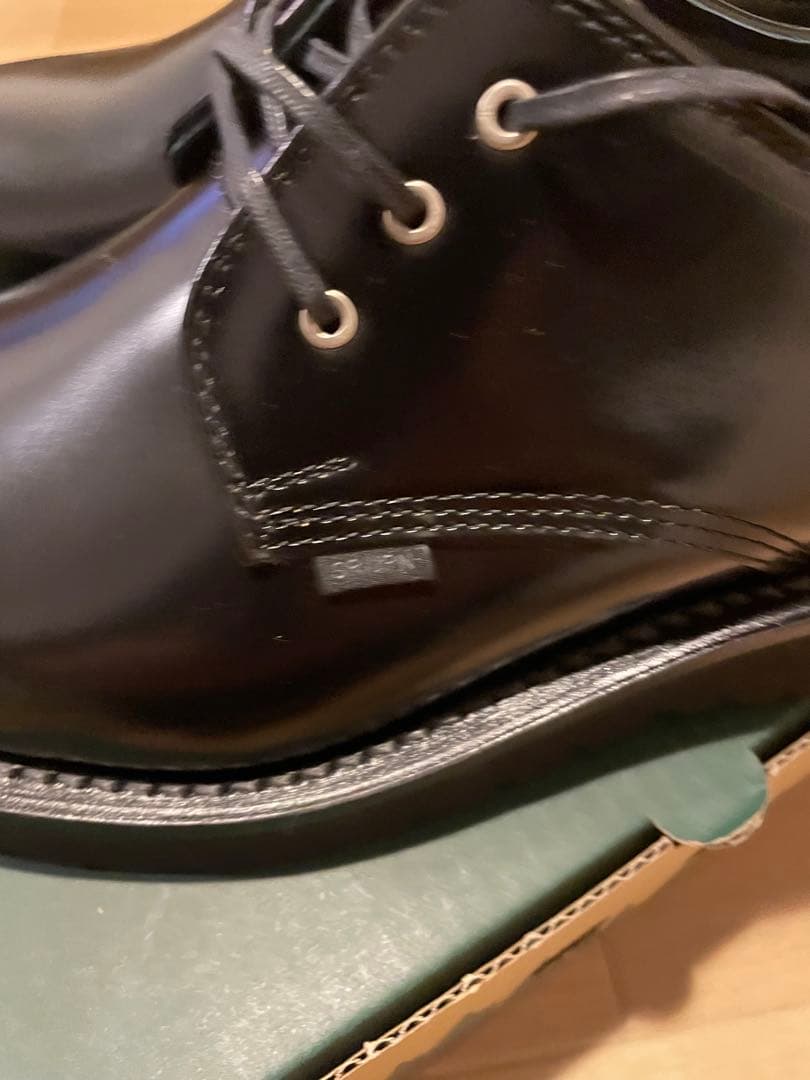 【かお】N.ハリウッドコンパイル×ダナー　ポストマンシューズ26.新品BK