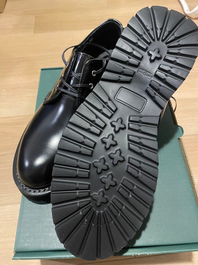 【かお】N.ハリウッドコンパイル×ダナー　ポストマンシューズ26.新品BK