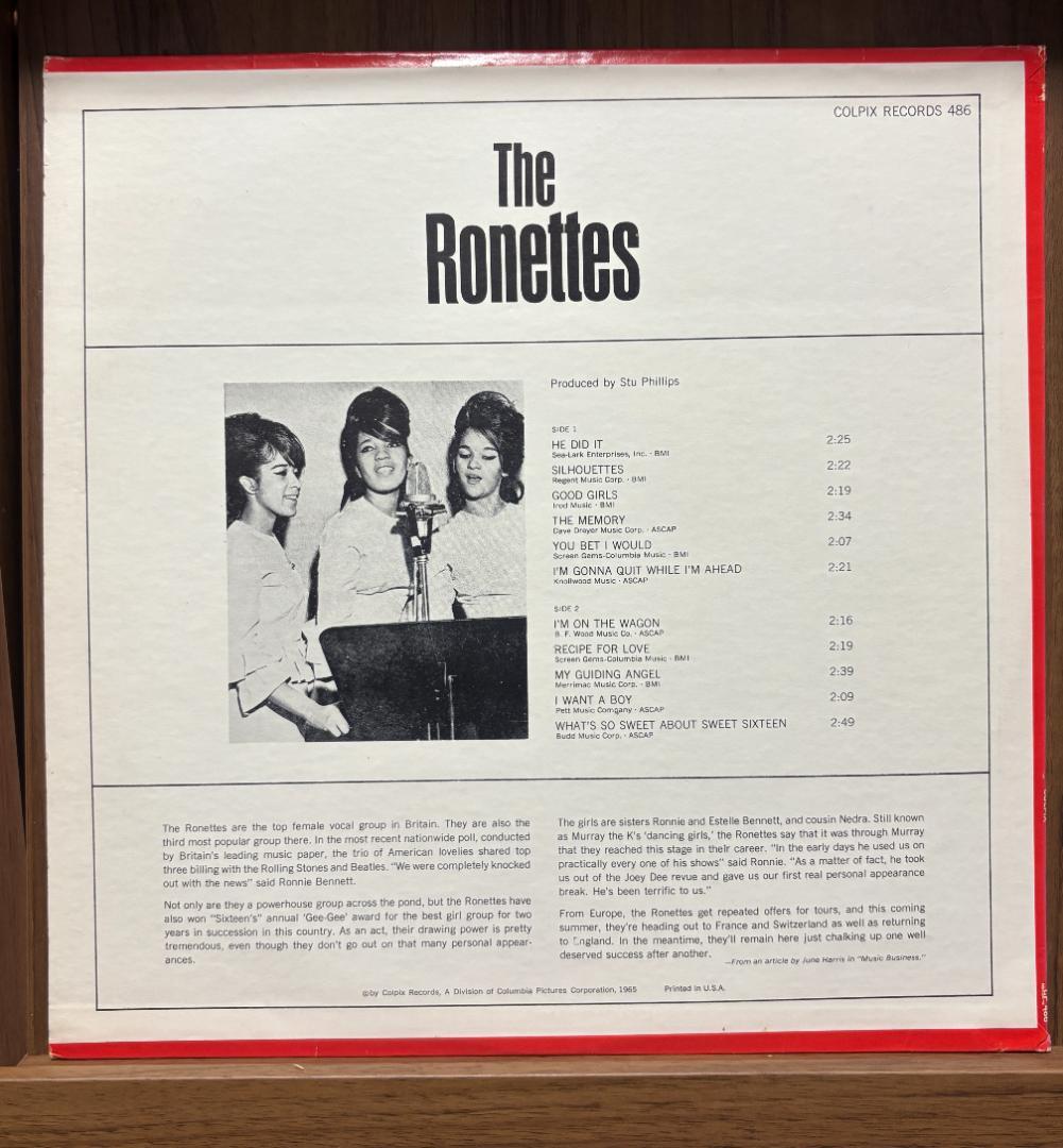 洋楽 The Ronettes featuring Veronica (COLPIX)