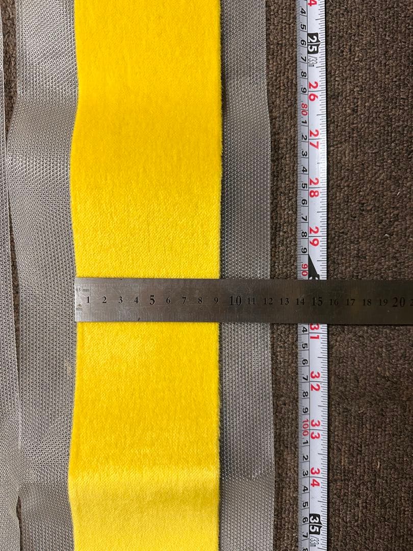 使用2回　POMOCA スキー用シール イエロー　バックカントリー