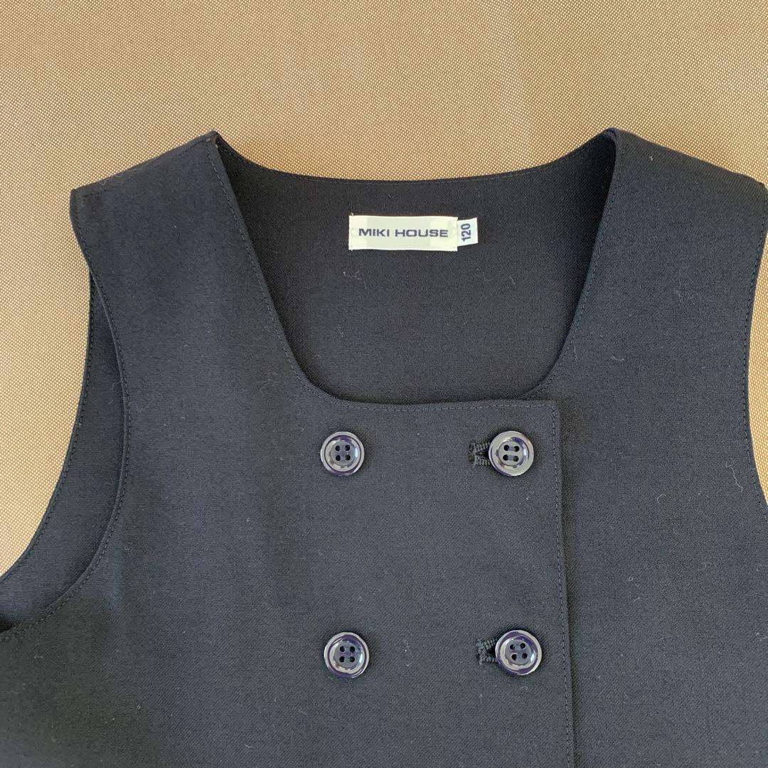 ミキハウス　フォーマル セットアップ　小学受験用120cm