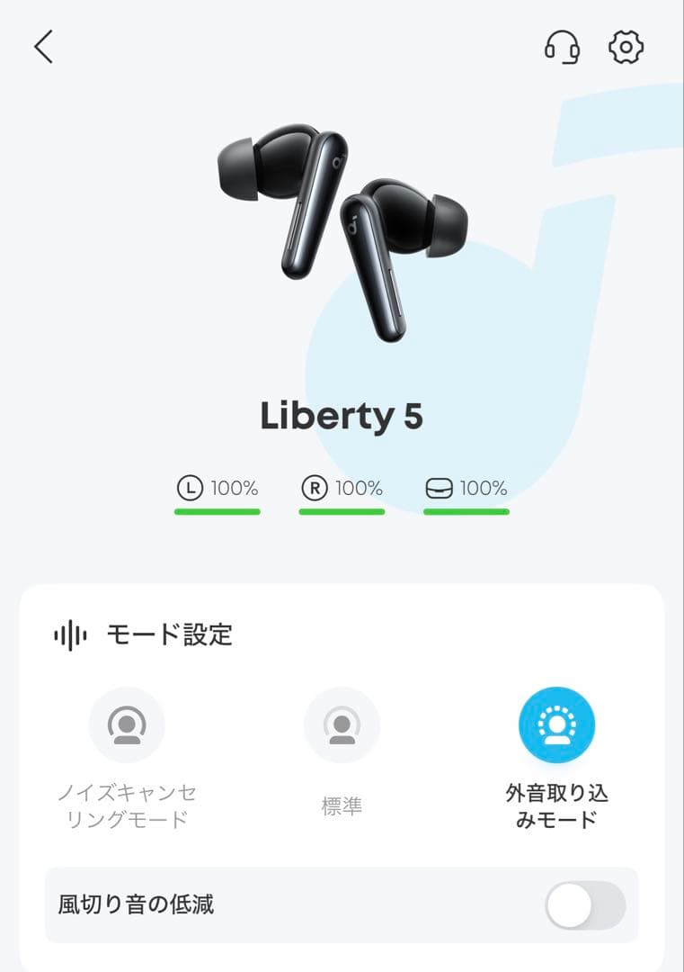 Liberty 5 ワイヤレスイヤホン 本体