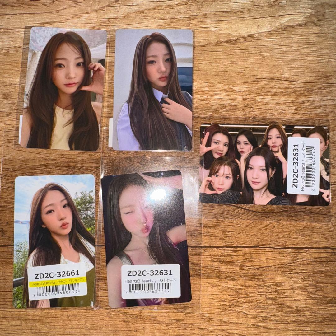 hearts2hearts ステラ ユニバ focus weverse トレカ