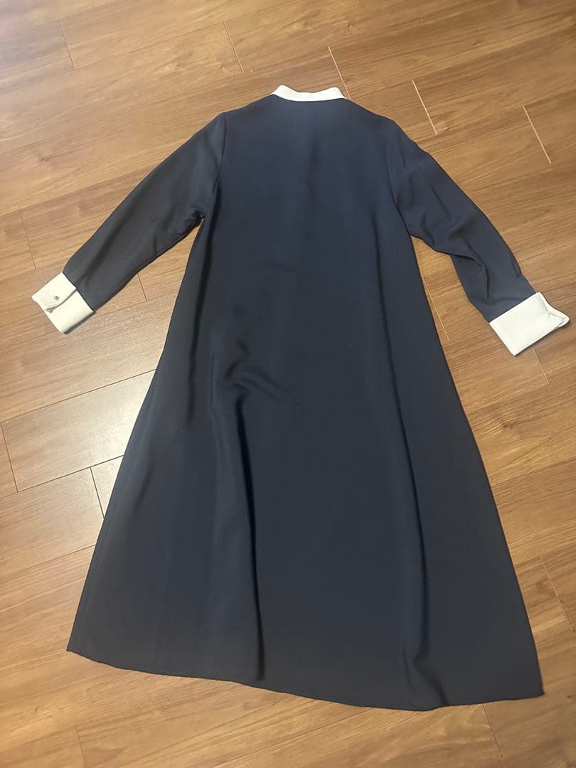 SHIPS any:ダブルクロス Aライン シャツワンピース