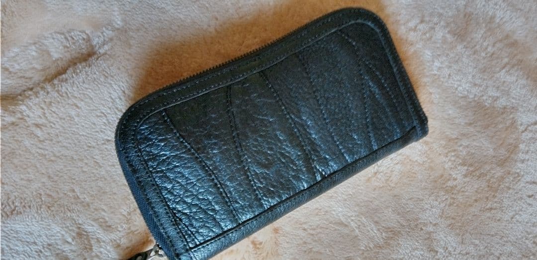 イビザ　黒の長財布 ペッカリーです☆
