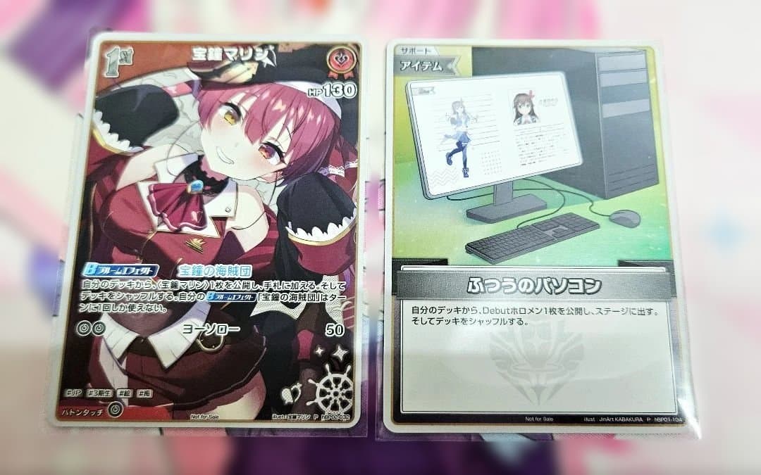 ホロライブ 宝鐘マリン 1st プロモ おまけ付き ホロカ