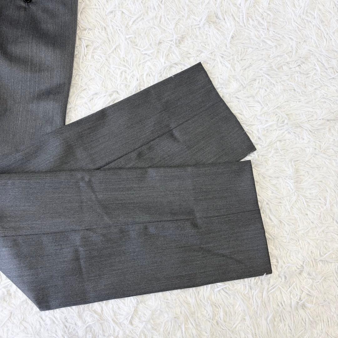 3ピース✨シルク混✨SUIT SELECT セットアップスーツ グレー Y5