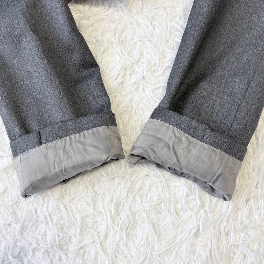 3ピース✨シルク混✨SUIT SELECT セットアップスーツ グレー Y5