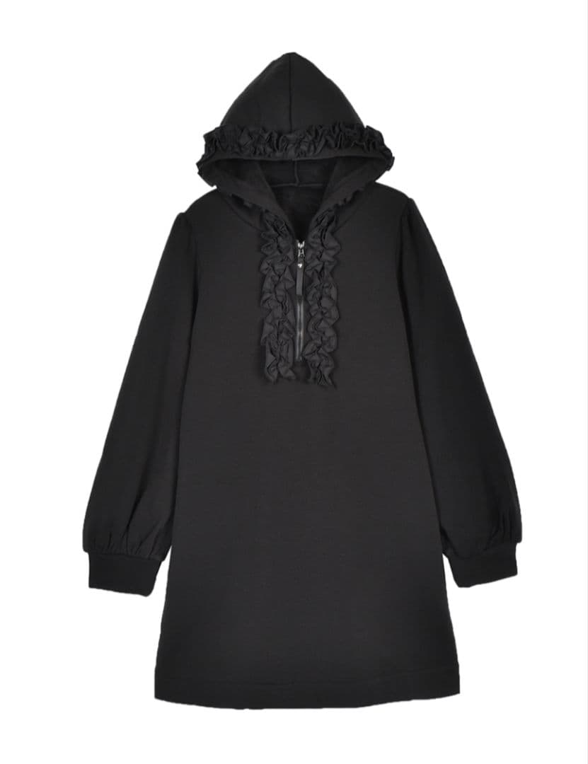 【専用】アンドラブ　＆LOVEフェミニンフォルムなブーケふりるフーディチュニック