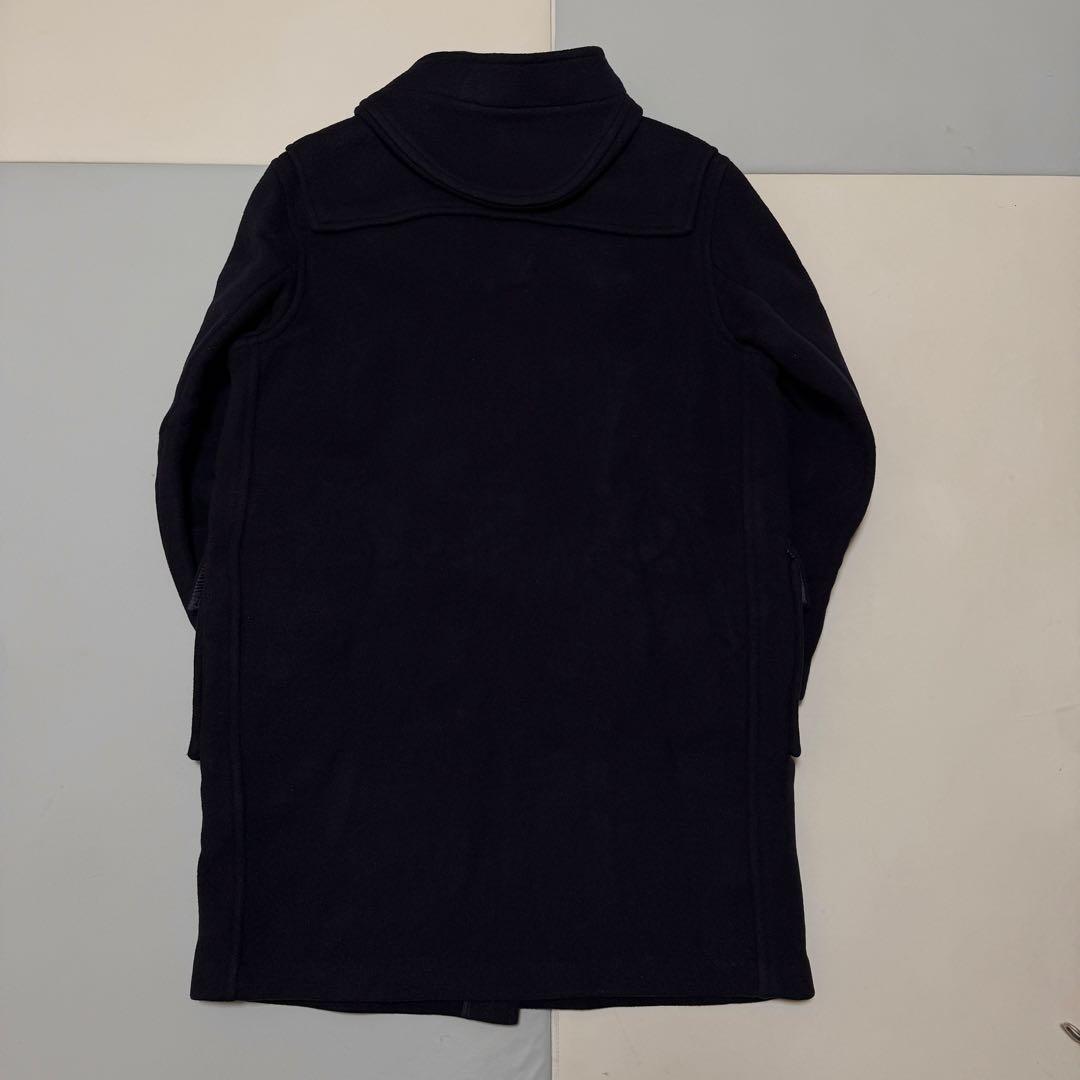 バーバリー ノバチェック ウール ロング ダッフルコート ネイビー 大きいサイズ