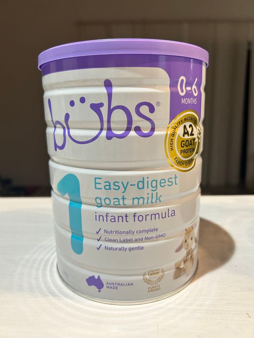 【2缶】bubs ヤギミルク ステップ1