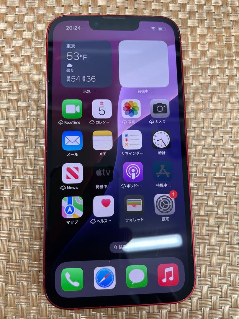 iPhone 13 256 GB レッドSIMフリー【1496】