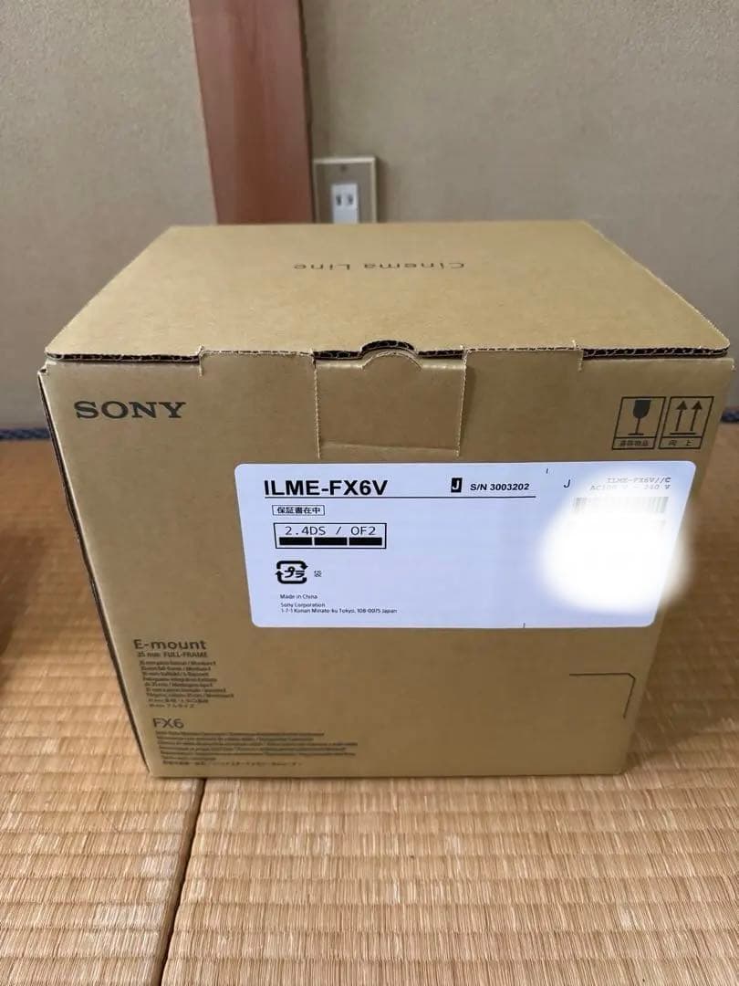 SONY Cinema Line FX6 ILME-FX6V 本体