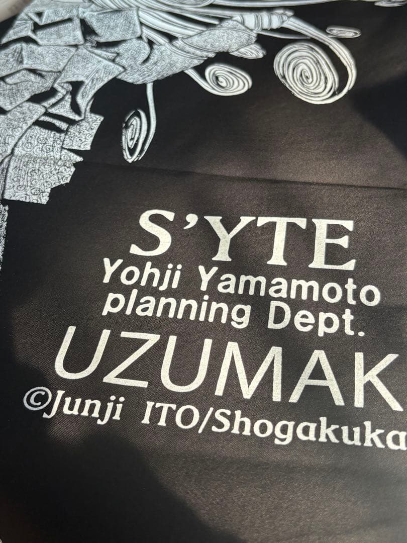 ヨウジヤマモト S’YTE 伊藤潤二 うずまき 桐絵 スカーフ YOHJI