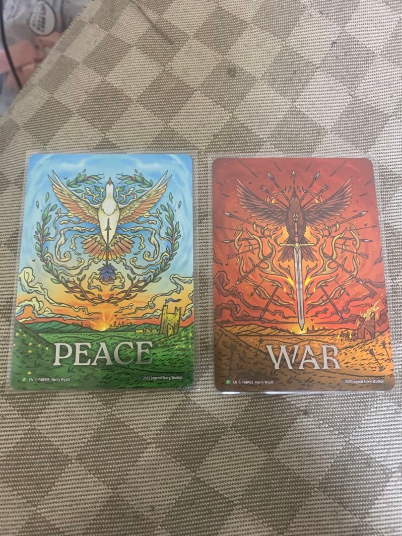 War peace トークン 二枚セット fab flesh and blood