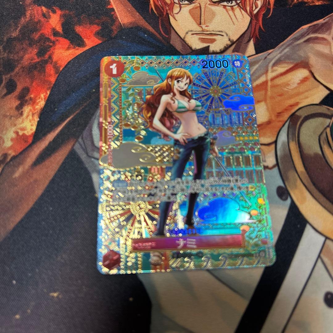 ワンピースカード　ナミ　r sp スペシャルカード　赤