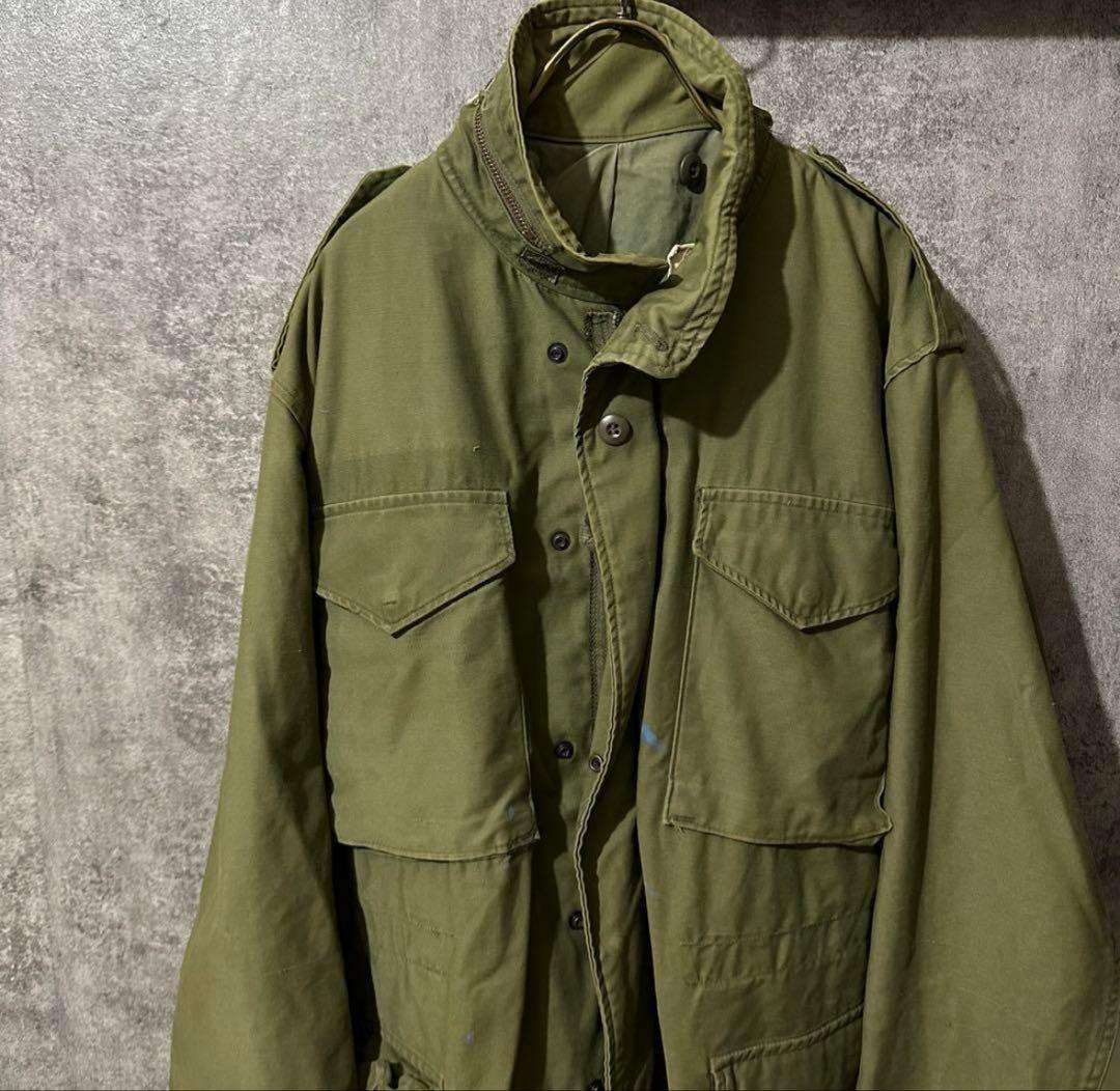70年代 ペンキ　M-65 2nd フィールドジャケット M サイズ