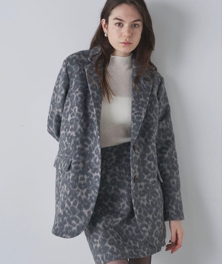 Drawing Numbers レオパードワイドジャケット