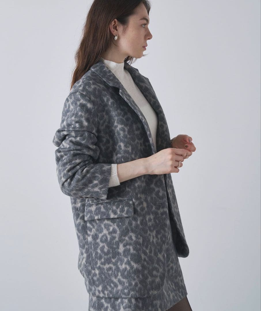 Drawing Numbers レオパードワイドジャケット