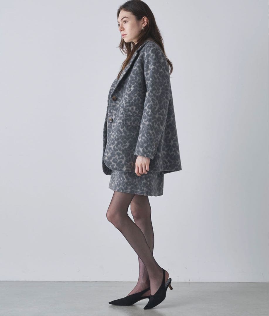 Drawing Numbers レオパードワイドジャケット