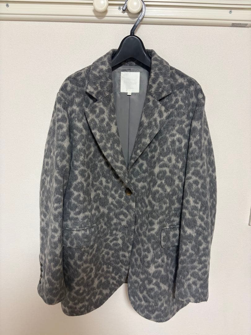 Drawing Numbers レオパードワイドジャケット