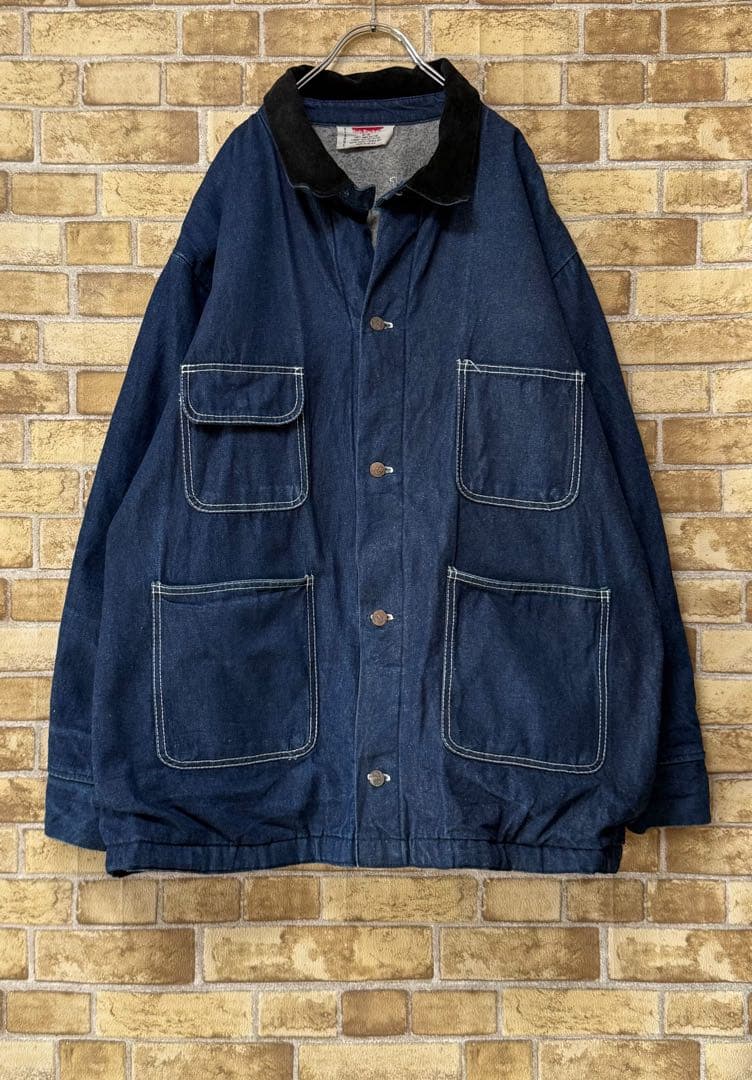 ボブベーカー　メキシコ製　ヴィンテージデニムカバーオール　ビッグシルエットXL.