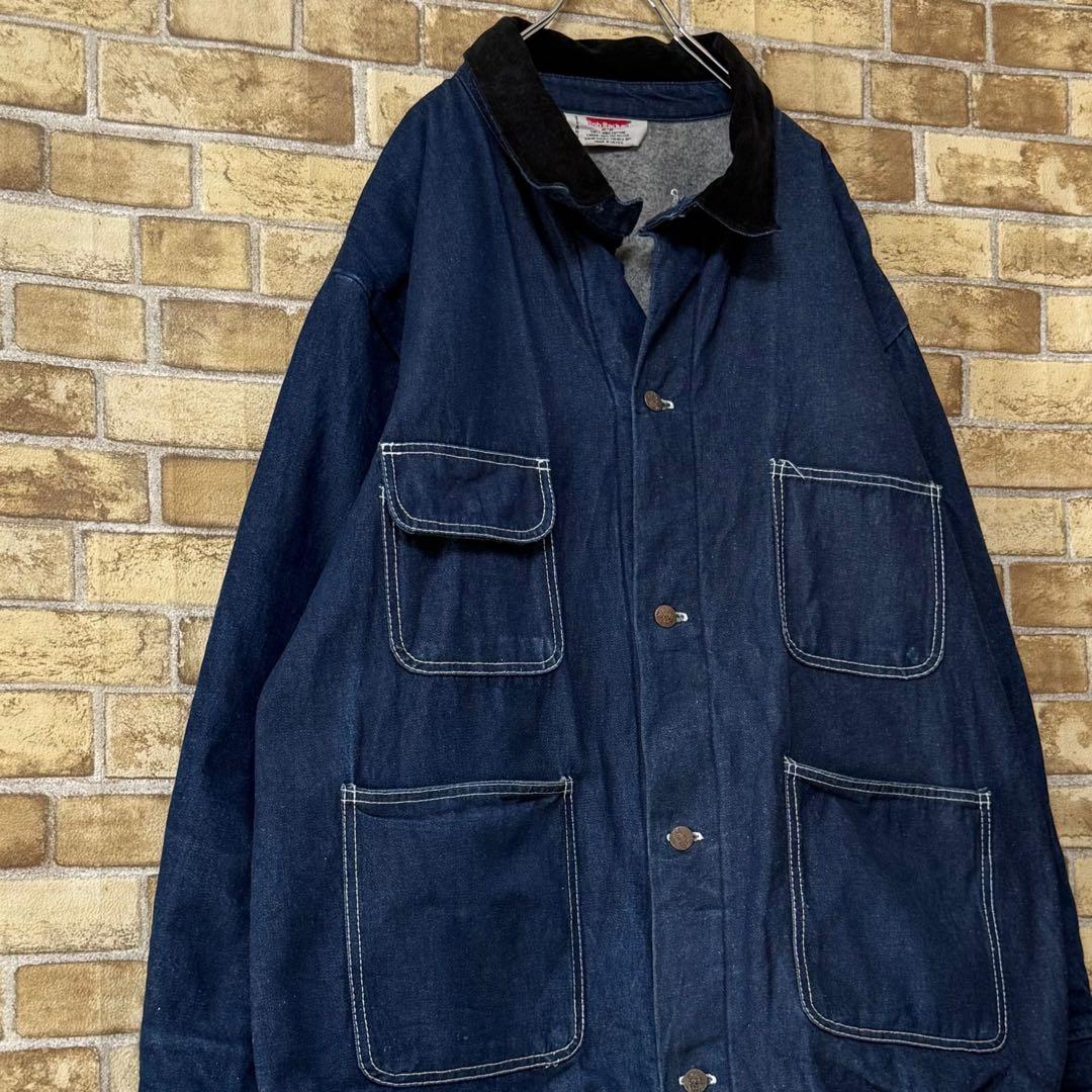 ボブベーカー　メキシコ製　ヴィンテージデニムカバーオール　ビッグシルエットXL.