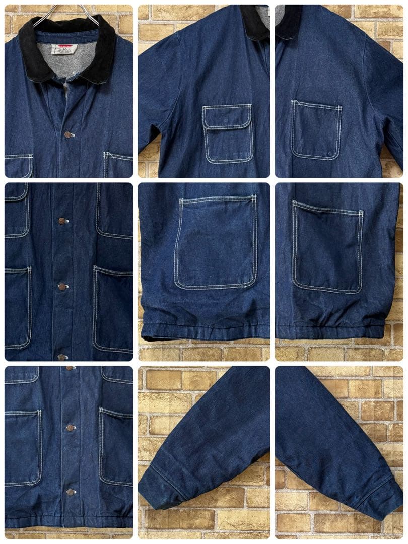 ボブベーカー　メキシコ製　ヴィンテージデニムカバーオール　ビッグシルエットXL.