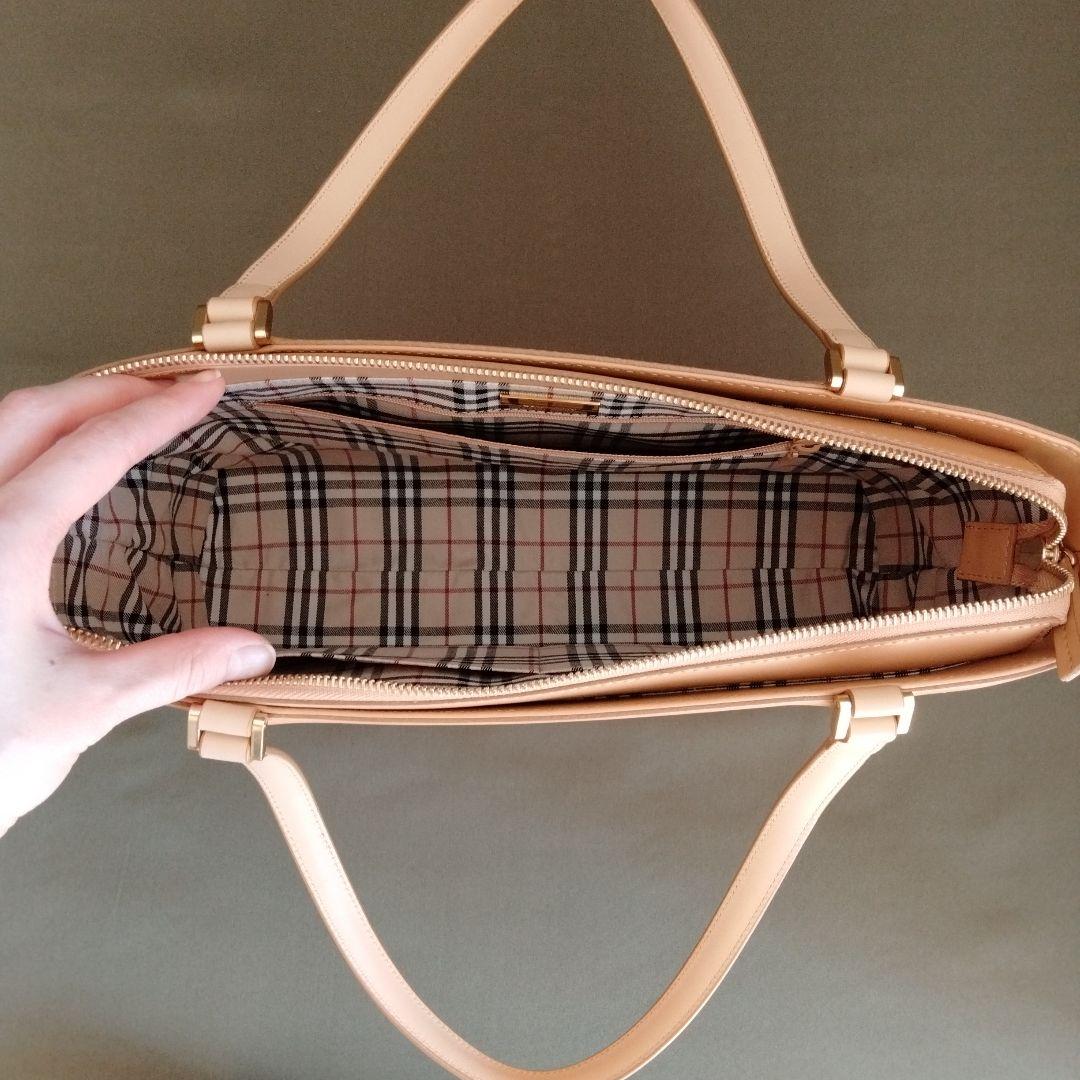 BURBERRY ベージュ トートバッグ
