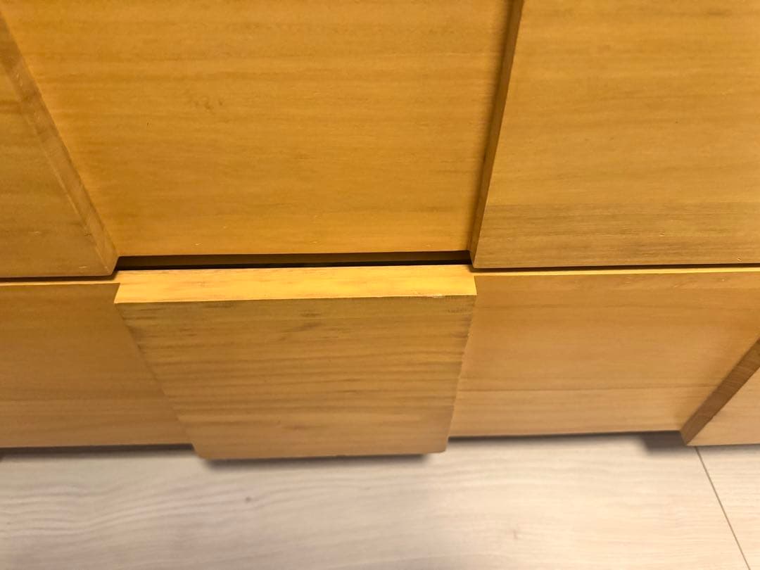 大川家具 チェスト ナチュラル 4段5口 北欧風