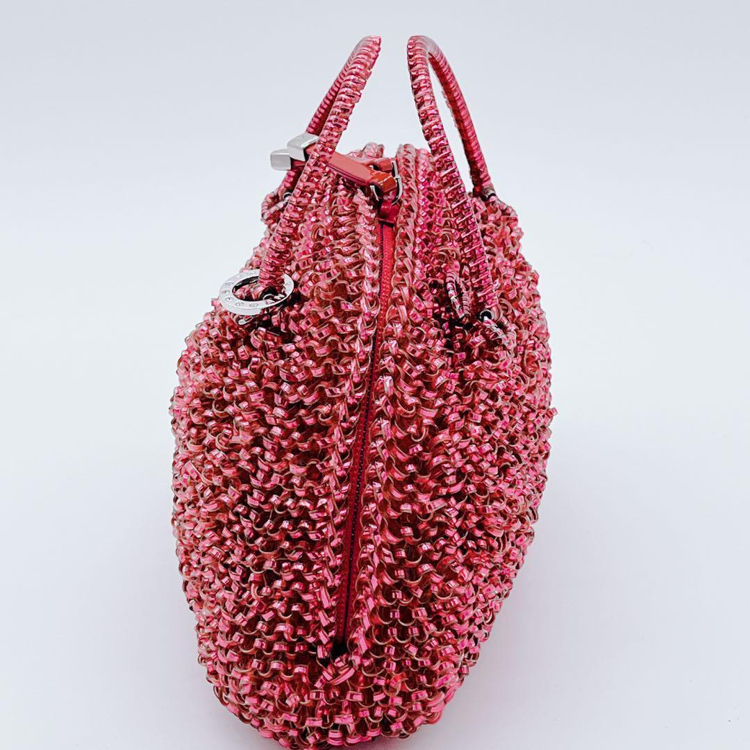 アンテプリマ 2way カルツォーネ ワイヤーバッグ ショルダー紐、保存袋付き