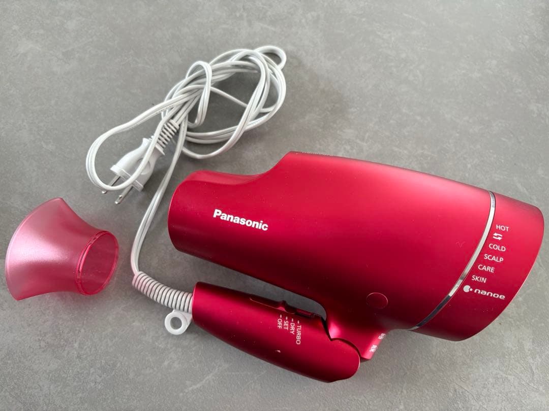 Panasonic EH-NA9F ヘアドライヤー ナノケア 赤