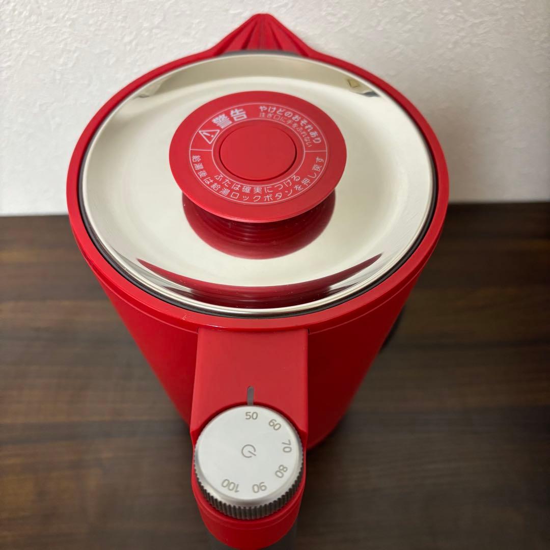保証付★タイガー魔法瓶 電気ケトル 温度調節 PTQ-A100RR レッド