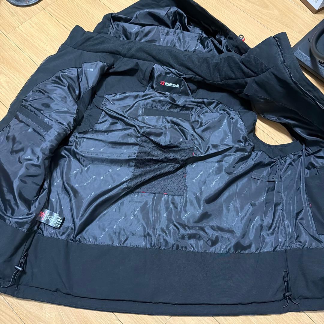 BURTLE 防寒ベスト　5054 秋冬用 ブラック ・サーモクラフトTC500