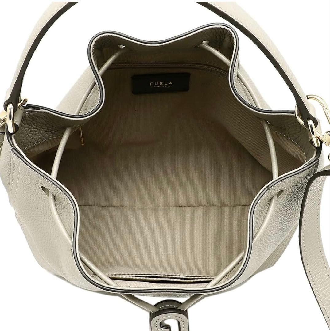 FURLAフルラ アテナ巾着ショルダーバッグ