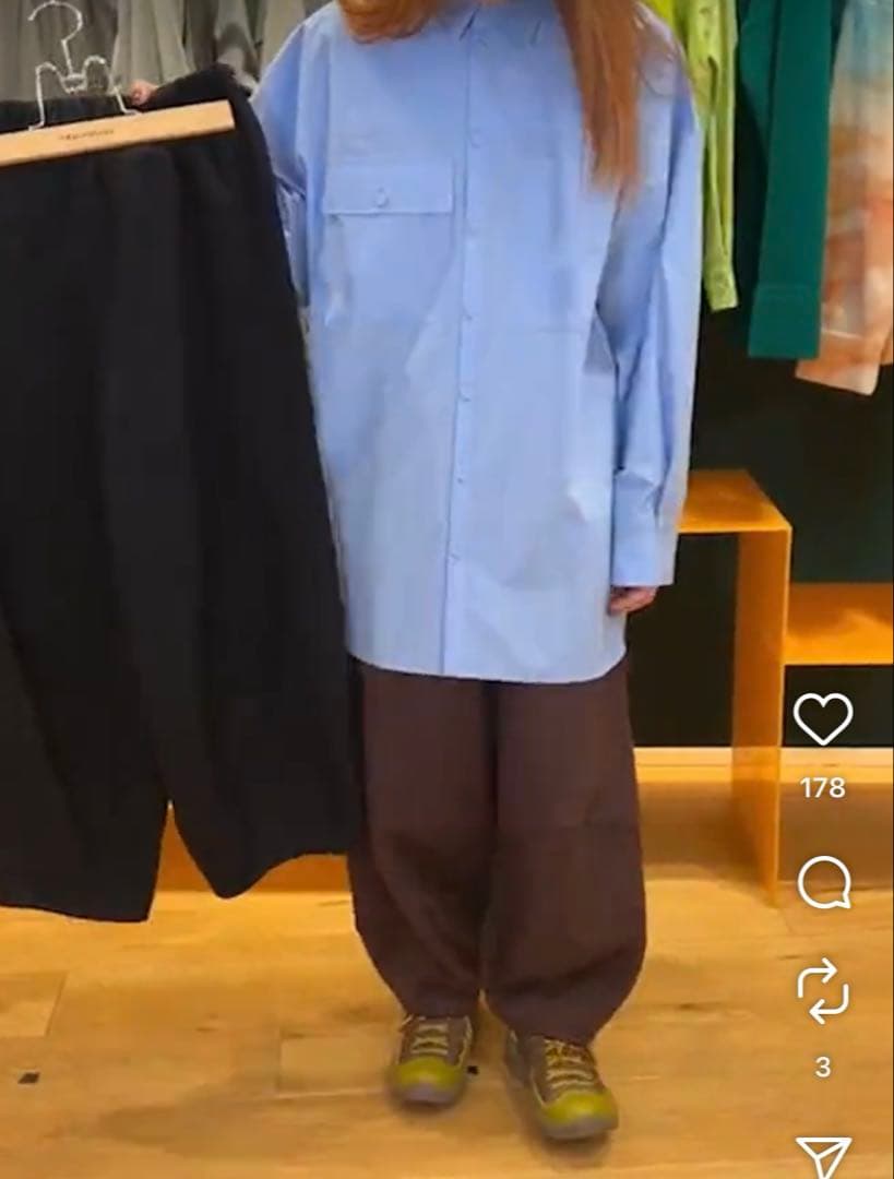 新品　ナゴンスタンス　drape cocoon pants nagonstans