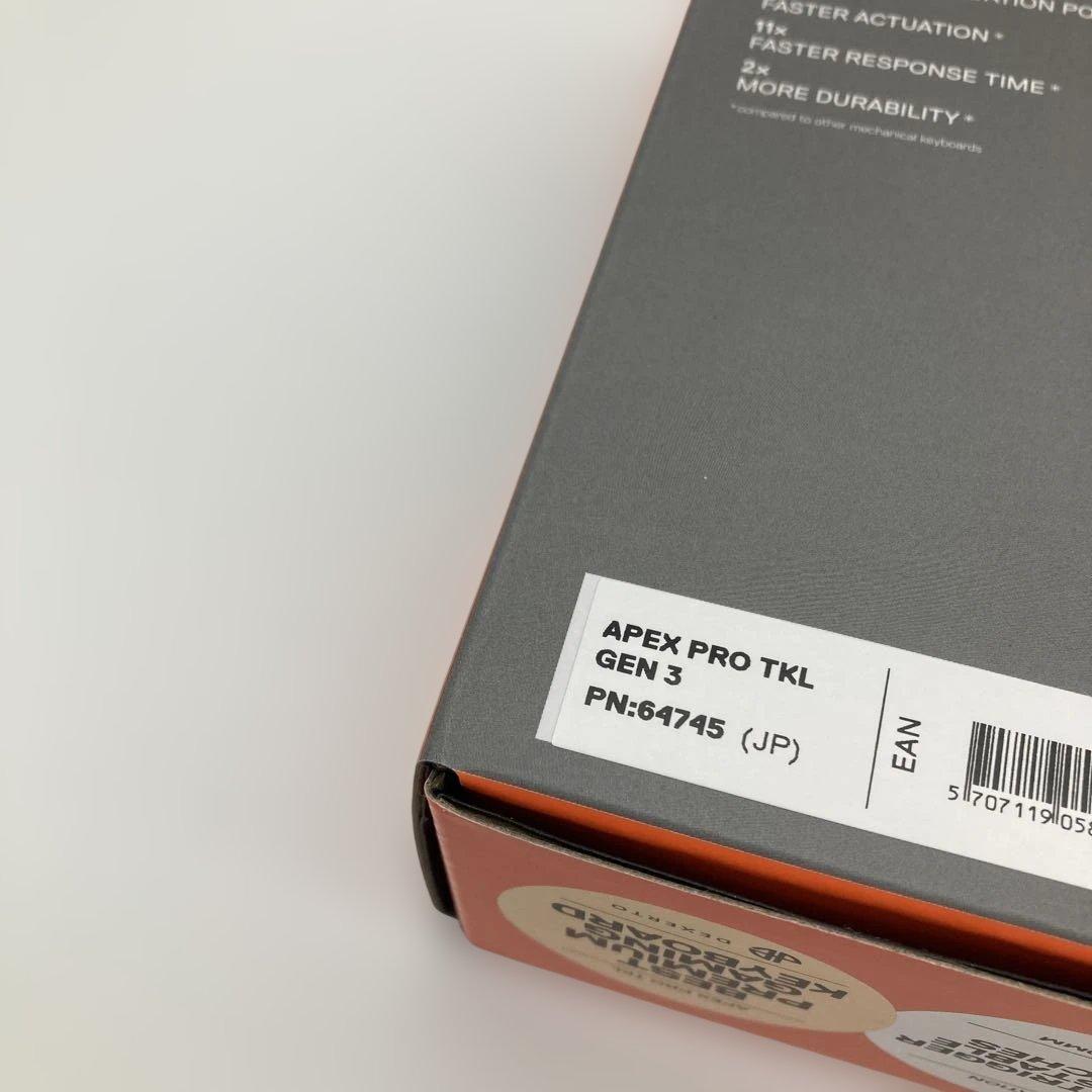 【新品未開封】steelseries APEX PRO TKL gen3