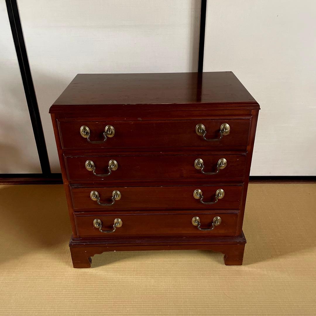 THAN ALLEN (イーセンアーレン) ナイトチェスト ダークブラウン 4段