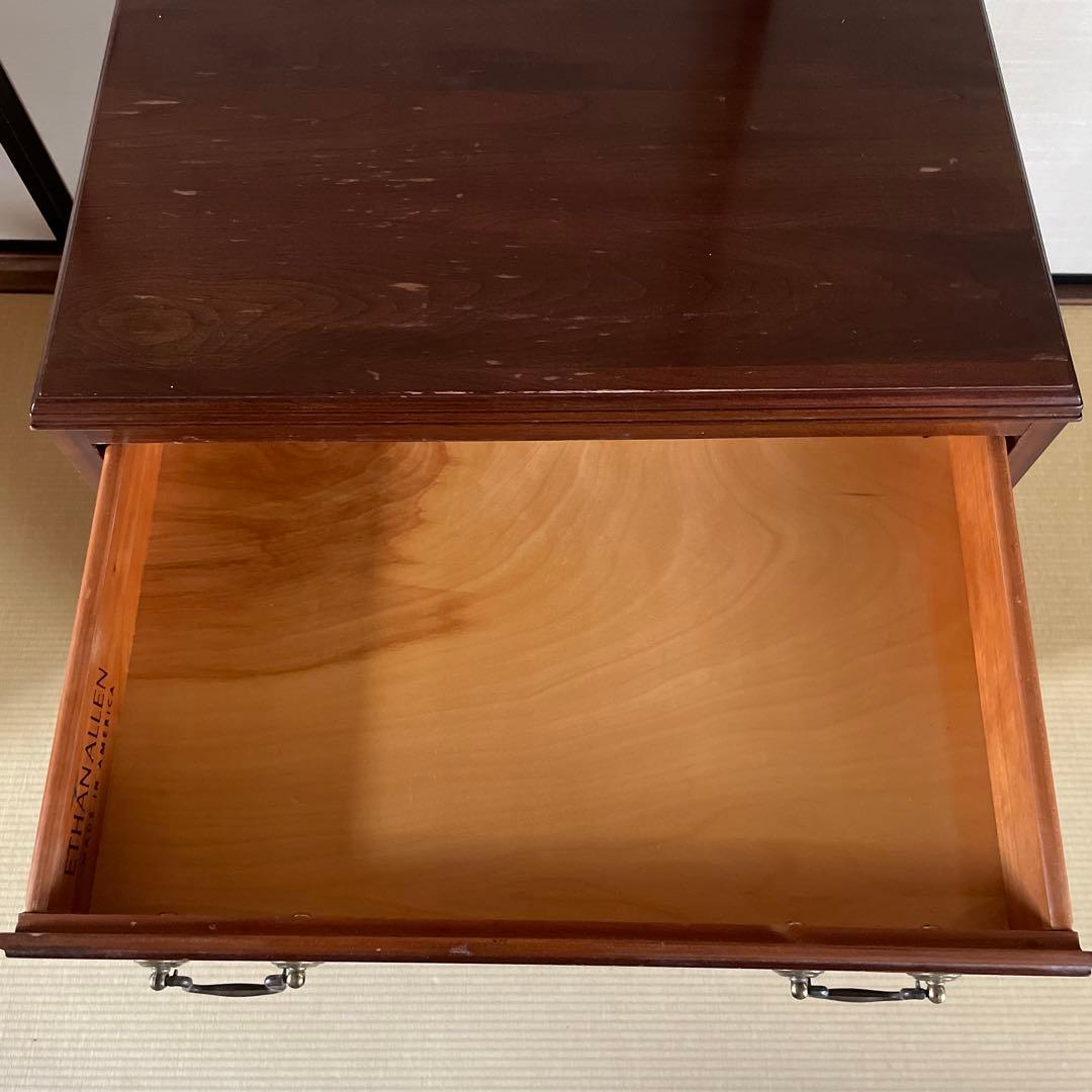 THAN ALLEN (イーセンアーレン) ナイトチェスト ダークブラウン 4段