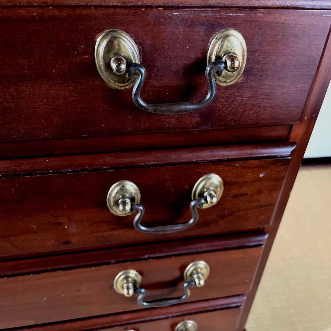 THAN ALLEN (イーセンアーレン) ナイトチェスト ダークブラウン 4段