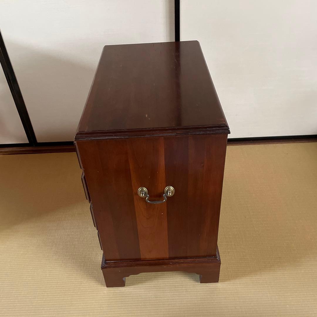 THAN ALLEN (イーセンアーレン) ナイトチェスト ダークブラウン 4段