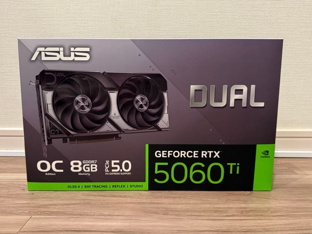 【美品】ASUS Dual GeForce RTX 5060 Ti 8GB