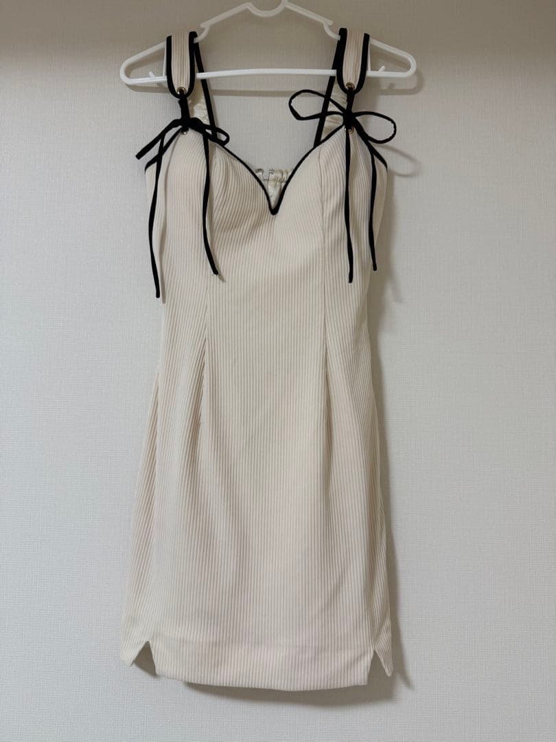 【Glossy by ROBE de FLEURS/グロッシー】 ミニドレス S