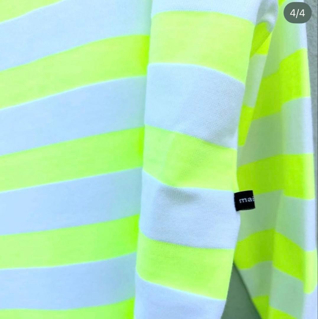 maillot マイヨ　ボーダーカットソー パネルボーダー　バスクTシャツ