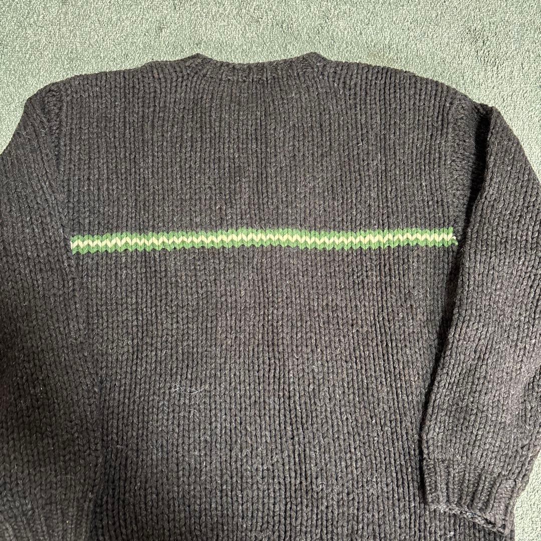 美品！90s J.crew ジェイクルー　ライン　ウールニット　アメカジ